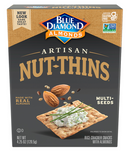 Blue Diamond Almonds Artisan Nut Thins Cracker Crisps Multi-Seeds 4.25 oz