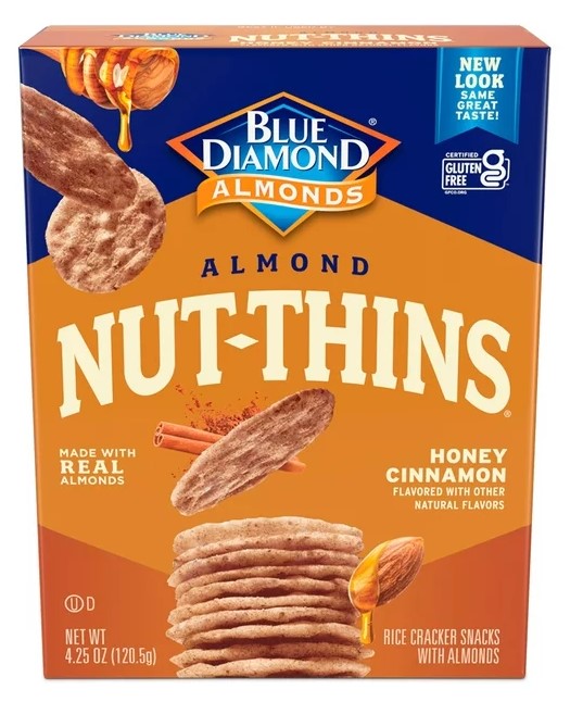 Blue Diamond Honey Cinnamon Nut-Thins 4.25 oz