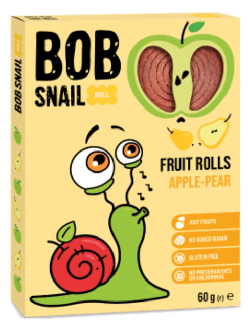 Bob Snail Fruit Rolls Apple - Pear 60g