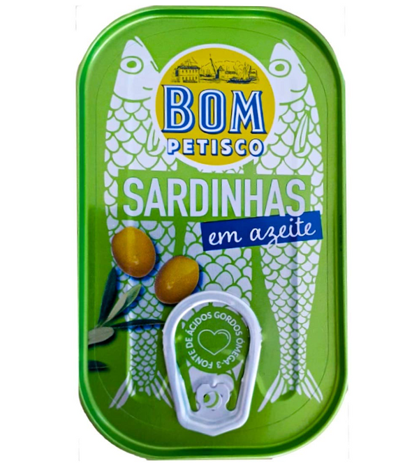 Bom Petisco Sardines In Olive Oil 120 g