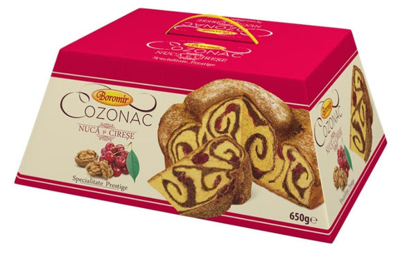 Boromir Cozonac Cake Prestige with Walnuts & Cherries 650 g