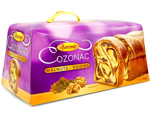 Boromir Cozonac Cake with Walnuts & Rasins 450 g