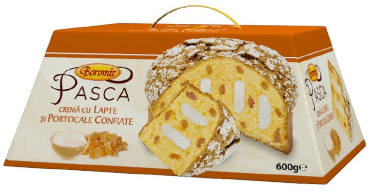 Boromir Pasca Cake Milk Cream & Candied Orange Peal 600 g