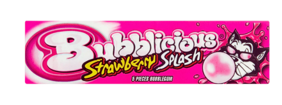 Bubblicious Chewing Gum Strawberry 38 g