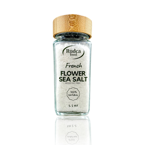 French Flower Sea Salt 3.5 oz by Rudca food