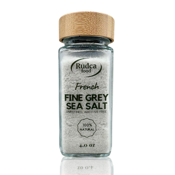 French Fine Grey Sea Salt 4 oz by Rudca food
