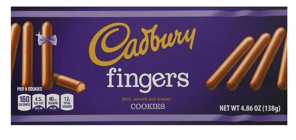 Cadbury Cocolate Fingers Biscuits 4.86 oz