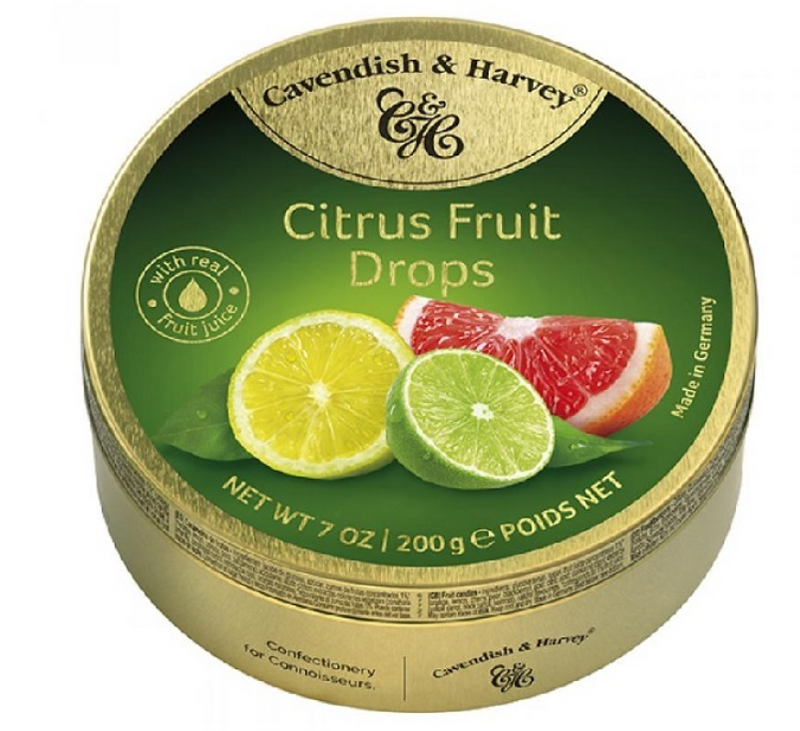 Cavendish & Harvey Citrus Fruit Drops 200g