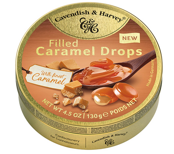 Cavendish & Harvey Filled Caramel Drops with Finest Caramel 130g