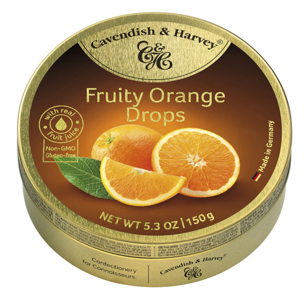 Cavendish & Harvey Orange Fruit Drops 150g