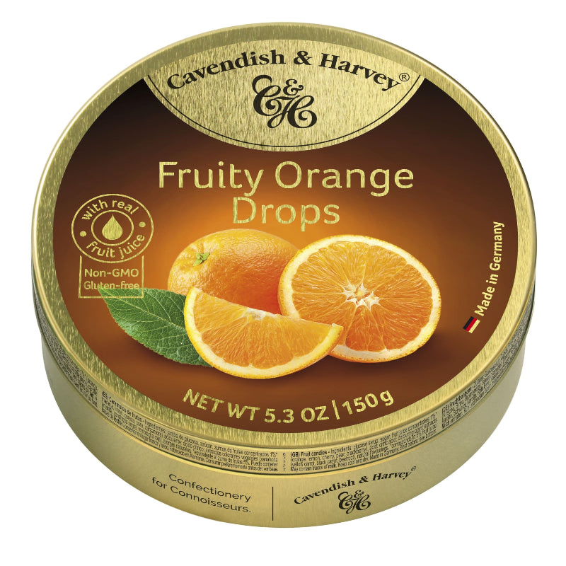 Cavendish & Harvey Orange Fruit Drops 150g