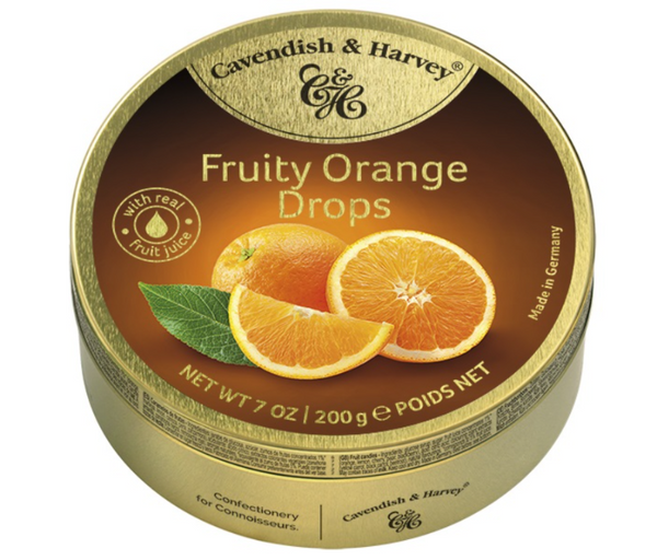 Cavendish & Harvey Orange Fruit Drops 200g