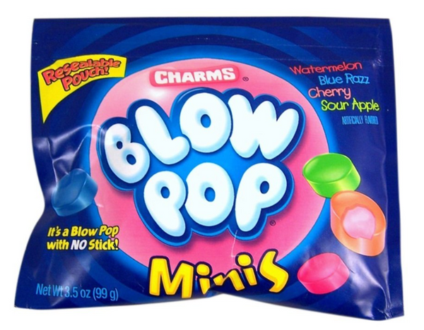 Charms Blow Pops Minis Candy 3.5 oz