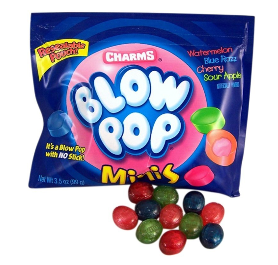 Charms Blow Pops Minis Candy 3.5 oz