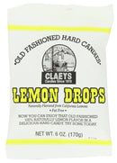 Claeys Lemon Drops Hard Candy 6 oz