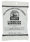 Claeys Licorice Hard Candy 6 oz