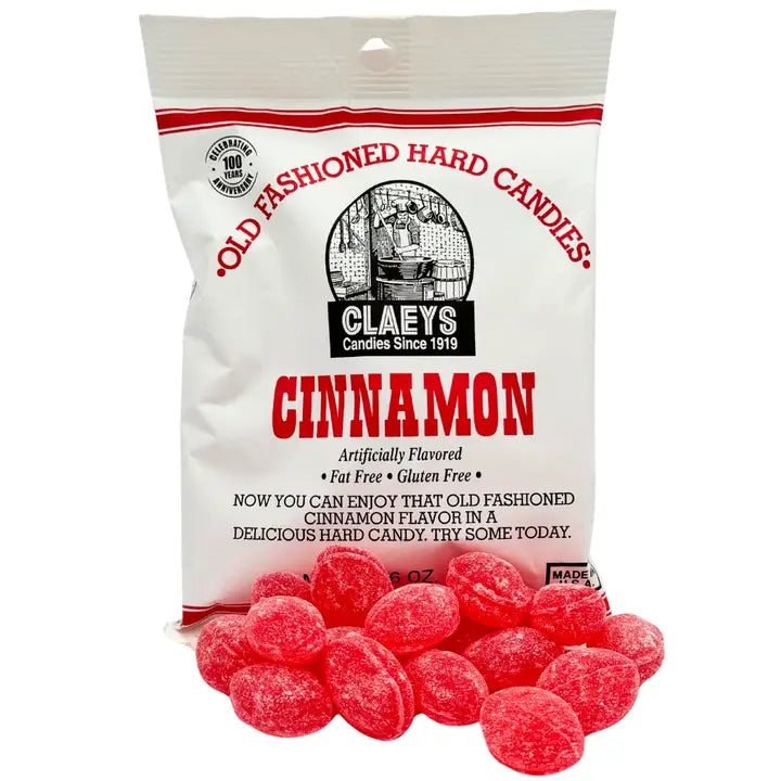 Charlie Candy Claeys Cinnamon Hard Candy 6 oz