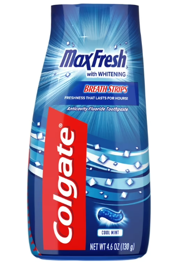 Colgate Max Fresh with Whitening Toothpaste Cool Mint 4.6 oz