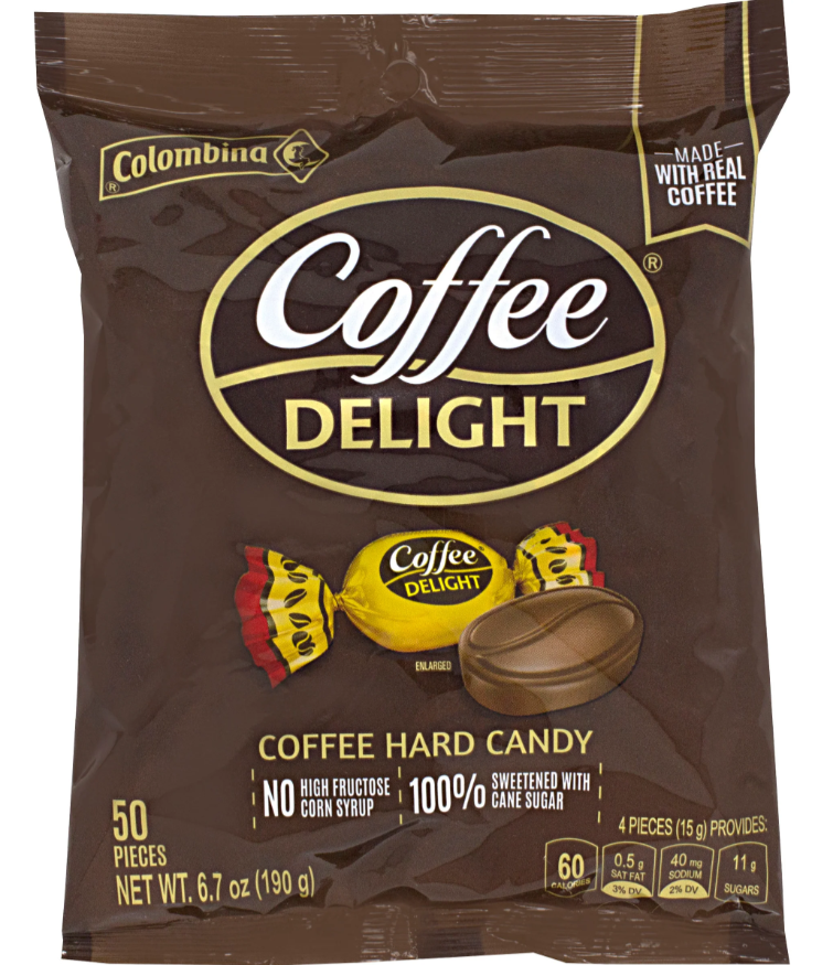 Colombina Coffee Delight Hard Candy 50 count 6.7 oz