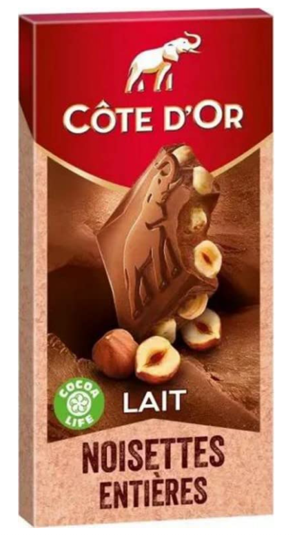 Cote d’Or Milk Chocolate with Hazelnuts 180g