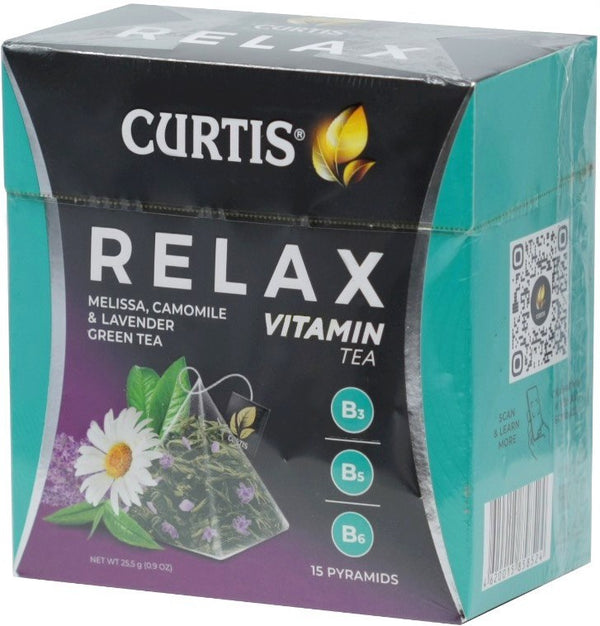 Curtis Relax With Chamomile Green Tea 15 Tea Pyramids