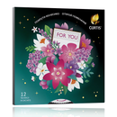 Curtis Spring Magic 3 x 4 Tea Bags box with floral design and 'For You' card, ideal for gifting premium black tea blends.