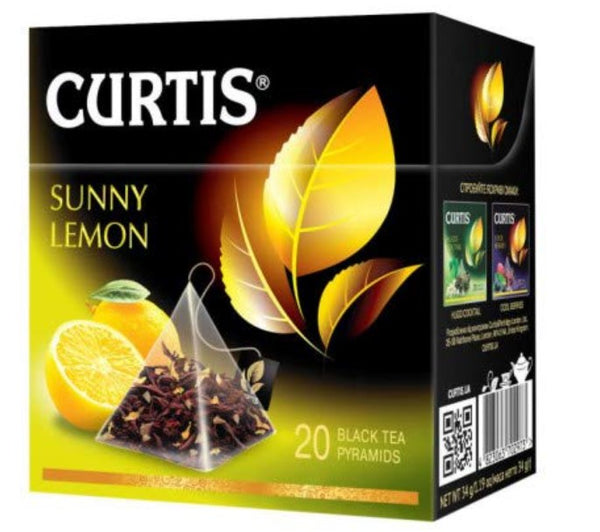 Curtis Sunny Lemon Black Tea 20 Tea Pyramids