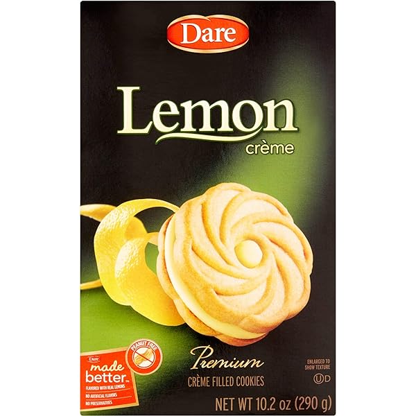 Dare Lemon Creme Cookies 10.2 Oz