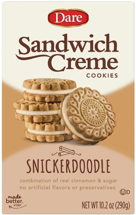 Dare Snickerdoodle Creme Cookies 10.2oz