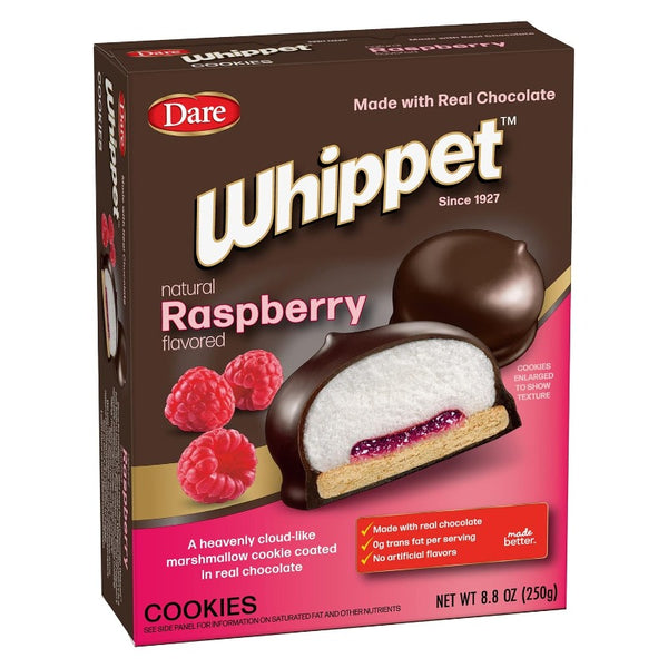 Dare Whippet Raspberry Marshmallow Cookies 8.8 oz