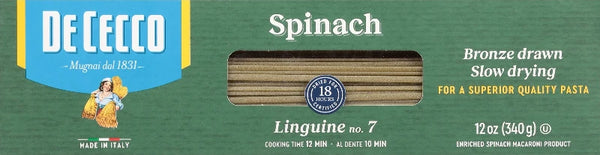 De Cecco Spinach Pasta Linguine No.7 12 oz