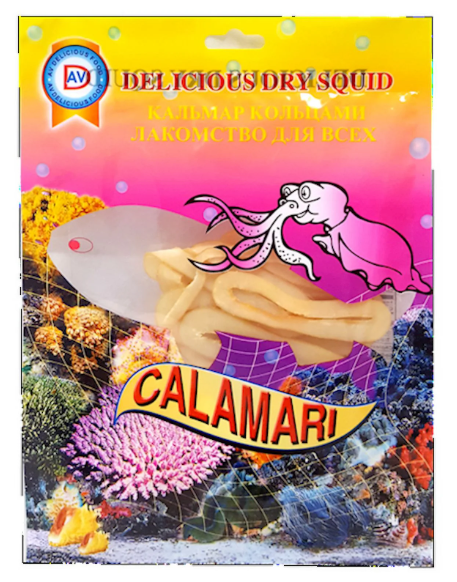Delicious Dried Calamari Rings 65 g