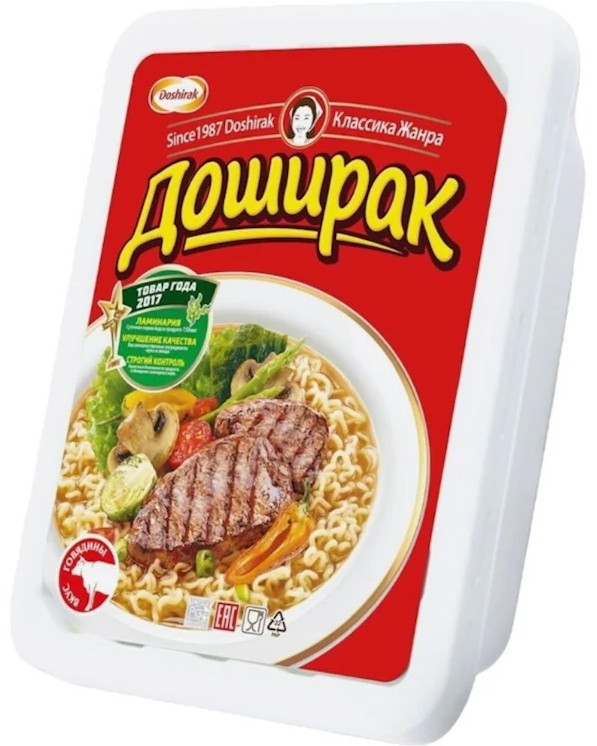 Doshirak Instant Beef Hot & Spicy Soup 90 g