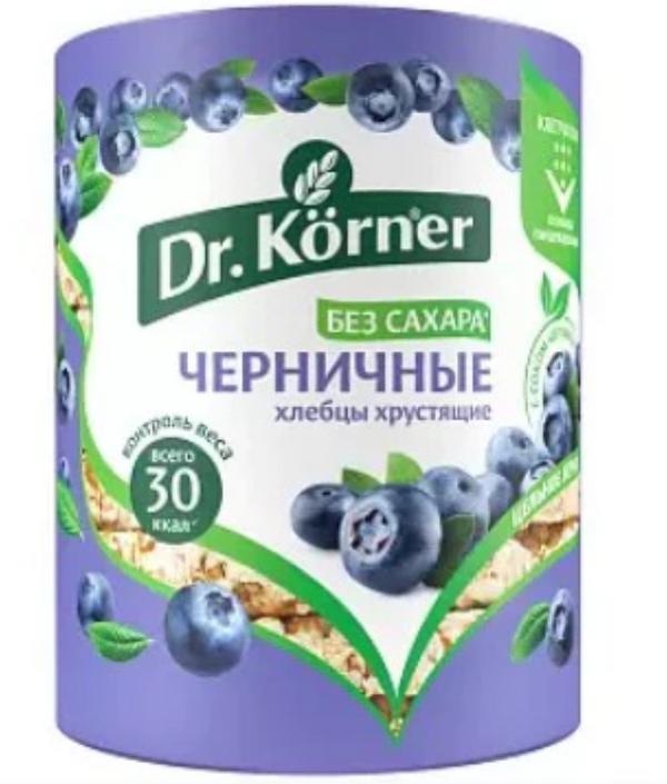 Dr.Korner Crispbread with Blueberry Puffed Cakes 100g