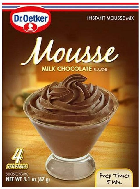 Dr. Oetker Mousse Milk Chocolate Mix 3.1 oz / 87 g