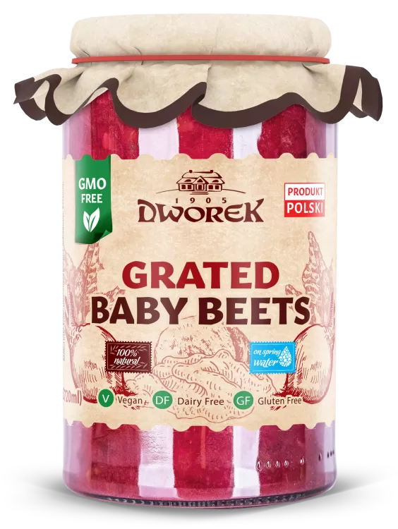 Dworek Grated Baby Beets 300 ml