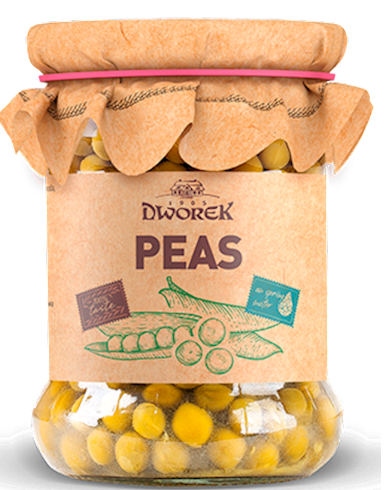 Dworek Green Peas 500g