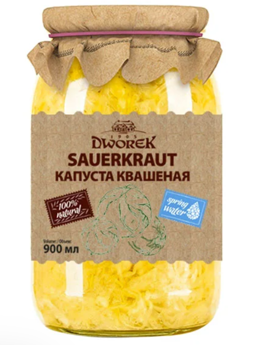 Dworek Pickled Sauerkraut 900 g