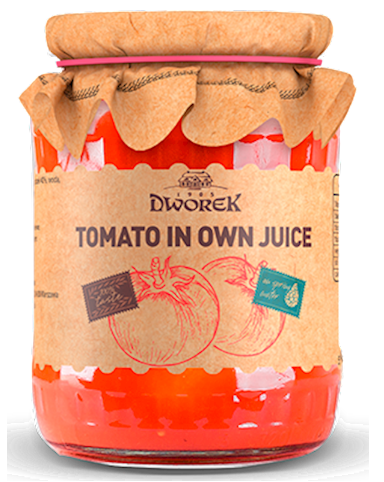 Dworek Tomato in Own Juice 720 g