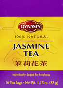 Dynasty 100% Natural Jasmine Tea 16 Tea Bags 1.13 oz