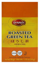 Dynasty Roasted Green Tea Hoji-Cha 16 Tea Bags 1.13 oz