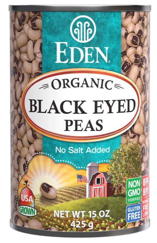 Eden Organic Black Eyed Peas 15 oz