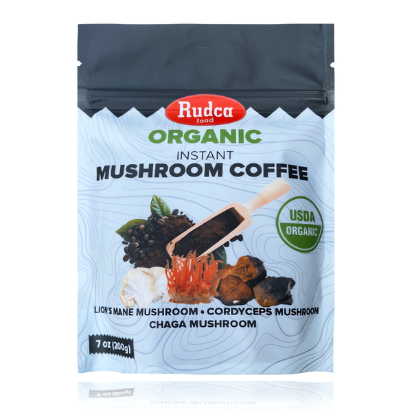 Organic Instant Mushroom Coffee 7oz by Rudca food