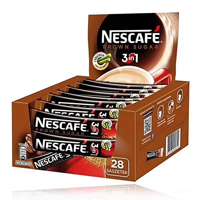 Nescafe 3 In 1 Brown Sugar Instant Coffee (28 x 16.5g)