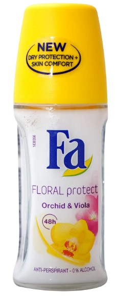 Fa Floral Protect Viola & Orchid Roll-On Deodorant 50ml