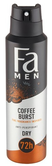 Fa Men Coffee Burst Deodorant Spray 150ml
