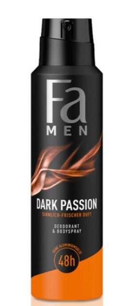 Fa Men Dark Passion Deodorant Spray 150 ml