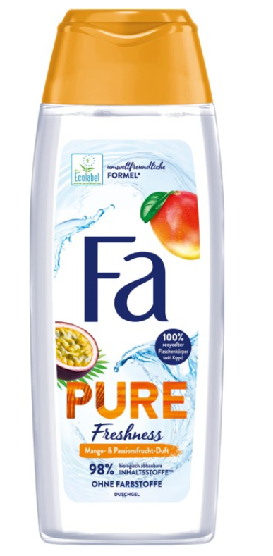Fa Pure Freshness Mango & Passion Fruit Shower Gel 250 ml