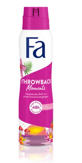 Fa Throwback Moments Sunset Dream Deodorant Spray 150 ml