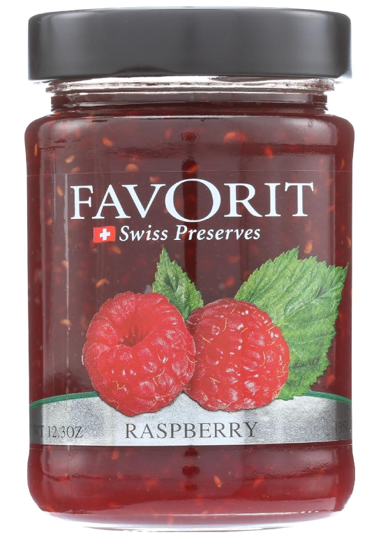 Favorit Preserve Raspberry Jam 12.3 oz